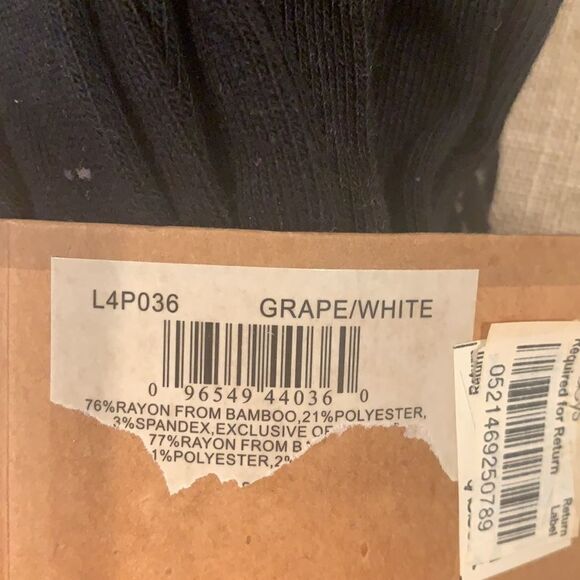 Charter Club crew socks set4 - Picture 6 of 6